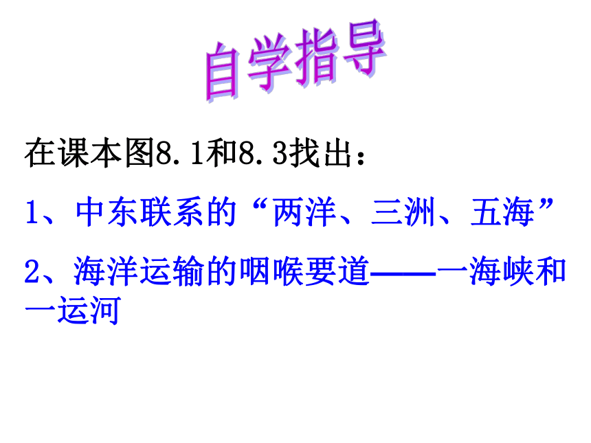 2020-2021学年商务星球版初中地理七年级下册 7.2中东 课件（23张PPT）