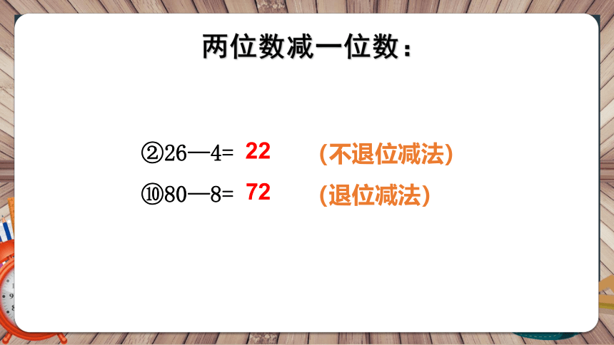 两位数加减法的复习（课件）沪教版二年级上册数学(共15张PPT)