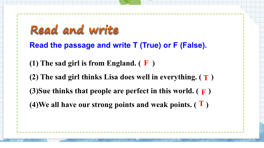 Unit 8 Celebrating Me Lesson 45 Be Yourself !课件 (共30张PPT)