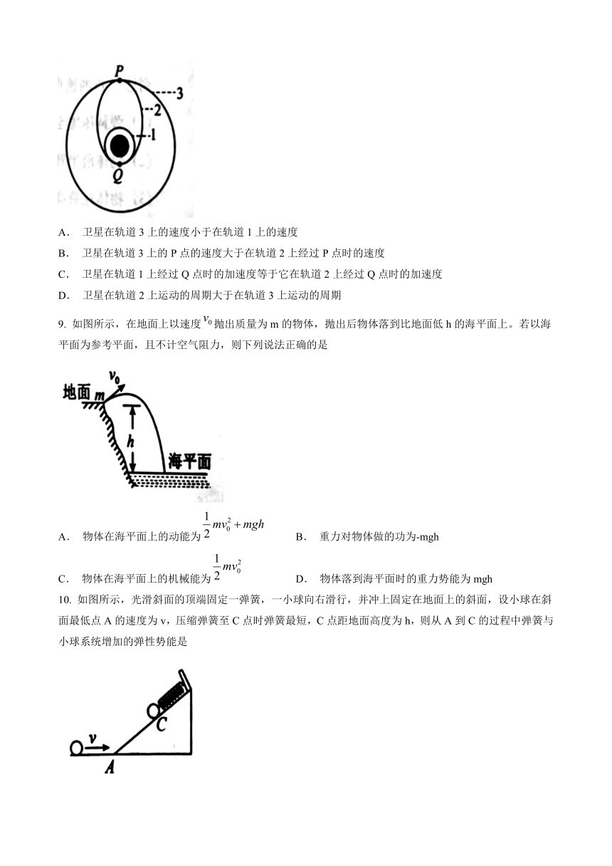 江苏省盐城市阜宁县2022-2023学年高一下学期期中学情调研物理试题（含答案）