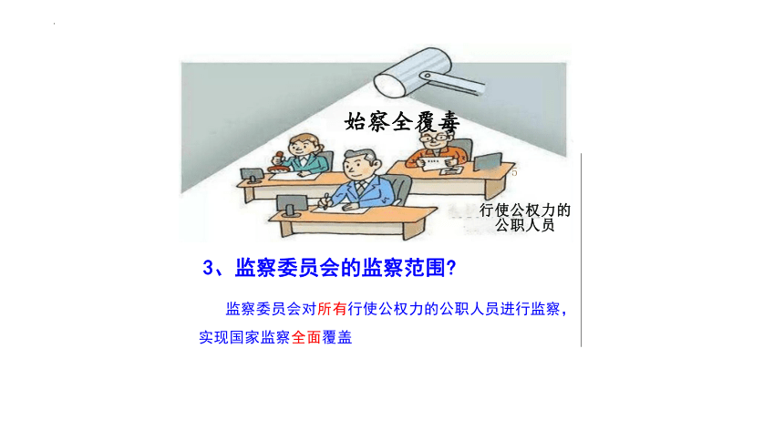 6.4 国家监察机关 课件（20张PPT）-2023-2024学年统编版道德与法治八年级下册