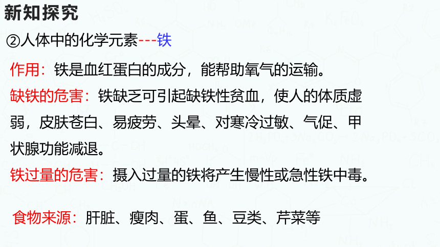 粤教版化学九年级下册同步课件：9.4  化学物质与健康(共41张PPT)