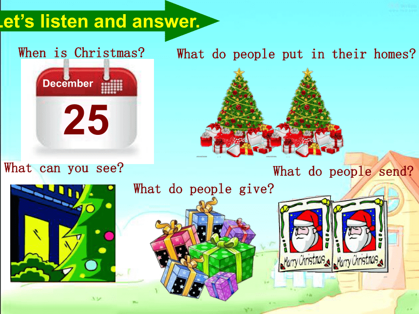 Module 4《Unit 2 Can you tell me aboutChristmas》 课件（25张PPT）