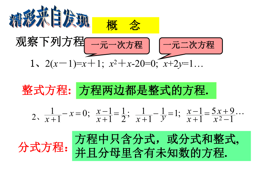 浙教版数学七年级下册 5.5 分式方程 课件(共20张PPT)