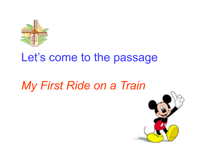 外研版必修一Module3  My First Ride on a Train    reading课件 2 - 1(2)Period2_ Reading & Vocabulary 共16张PPT