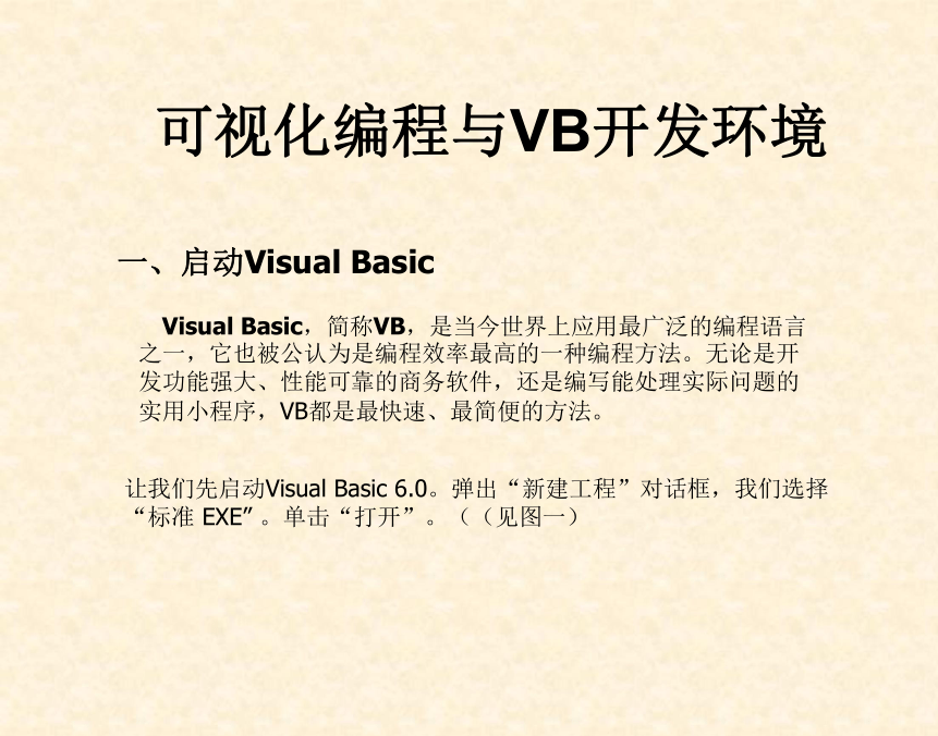 西南师大版九下信息技术 3.结识VB新朋友 课件(11ppt)