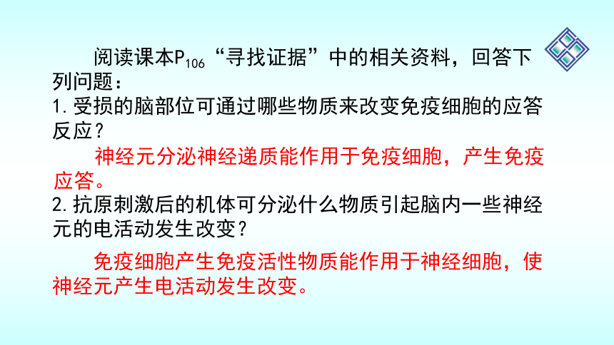 第4章第六节《神经-内分泌-免疫调节网络》课件（23张PPT）高中生物学北师大版（2019）选择性必修一