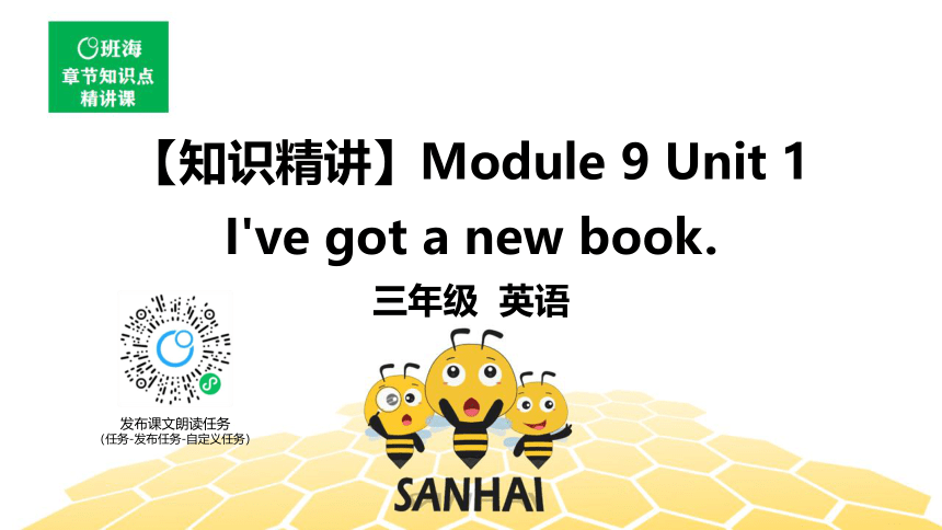 英语三年级【知识精讲】Module 9 Unit 1  I’ve got a new book．（14张PPT）