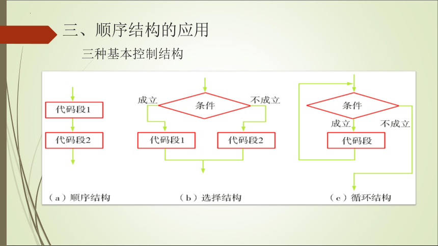 4.2运用顺序结构描述问题求解过程（第二节）课件(共16张PPT)2022-2023学年高中信息技术粤教版（2019）必修1