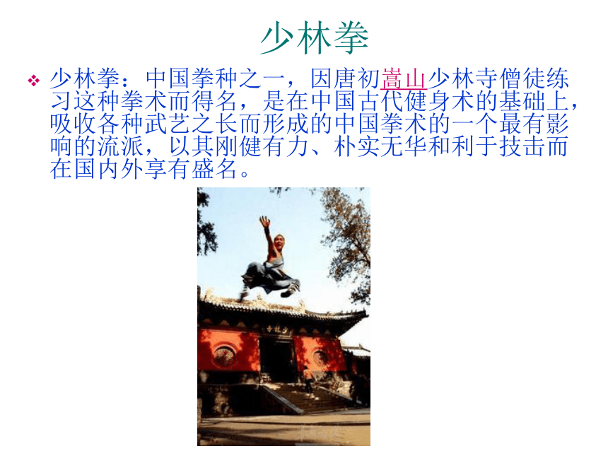 人教版一至二年级体育与健康 中国武术 课件（14张ppt）