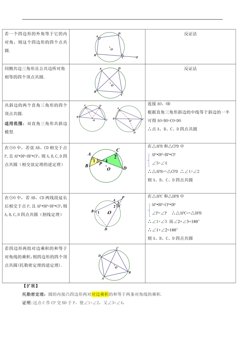 重难点突破12 与圆相关的6种模型（四点共圆、圆幂定理、垂径定理、定弦定角、定角定高、阿基米德折弦定理）（含解析）