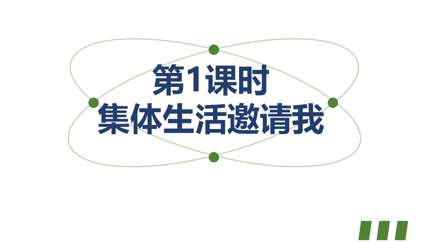 6.1 集体生活邀请我  课件(共25张PPT) 初中道德与法治统编版七年级下册