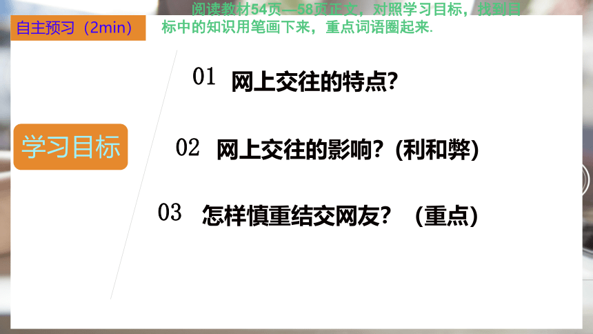 5.2 网上交友新时空 课件(共21张PPT)+内嵌视频 统编版道德与法治七年级上册