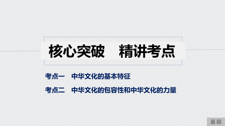 【2021年高考一轮】高中政治必修3 第十一单元 第27课 我们的中华文化 课件（28张PPT）