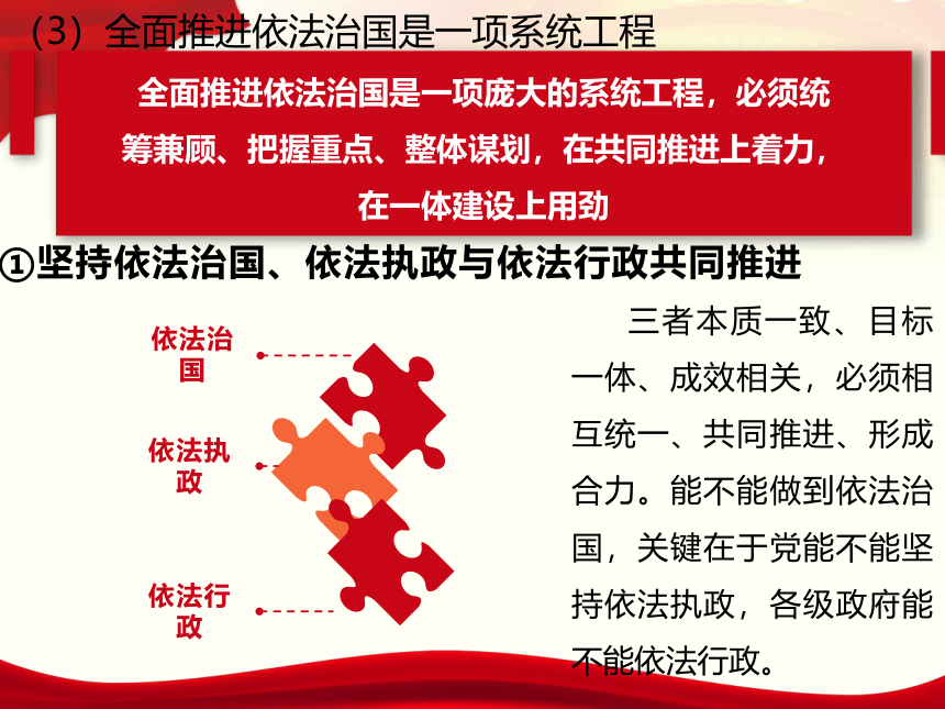 2021-2022学年习近平新时代中国特色社会主义思想学生读本6.3全面依法治国课件(共15张PPT)