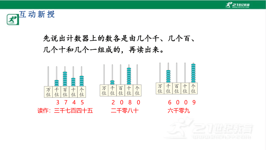 人教版（2023春）数学二年级下册7.5 10000以内数的读写法课件（共25张PPT)