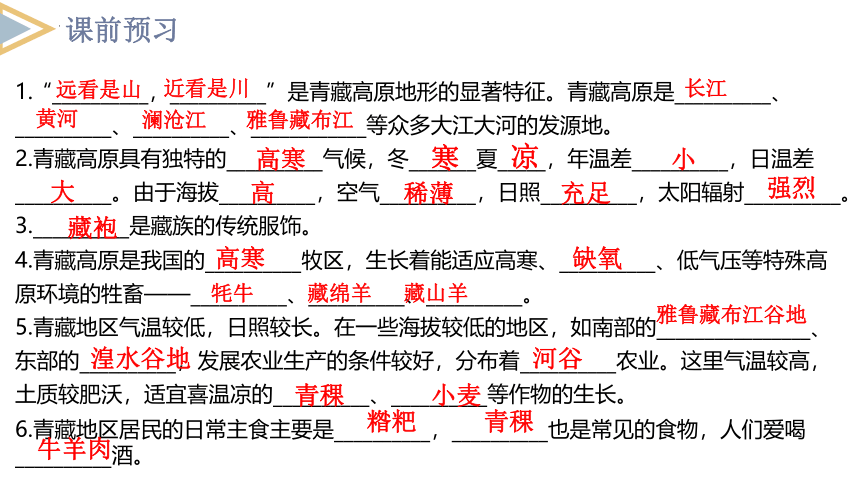 第九章 青藏地区 复习课 课件(共53张PPT)2022-2023学年八年级地理下学期人教版