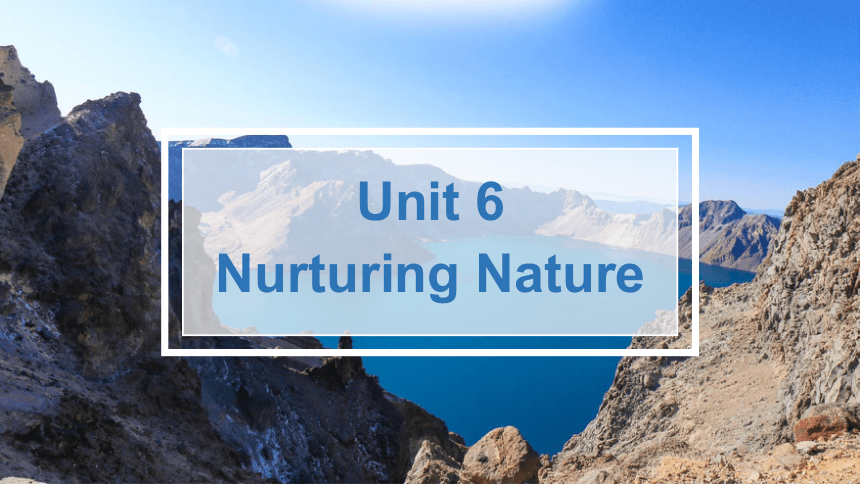 外研版（2019）选择性必修第一册Unit 6 Nurturing nature Developing ideas课件(共17张PPT)