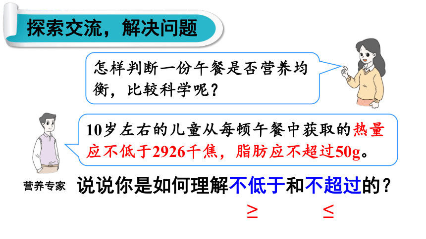 2022-2023学年人教版数学四年级下册营养搭配课件(共15张PPT)