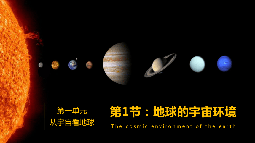 1.1  地球的宇宙环境课件（29张）