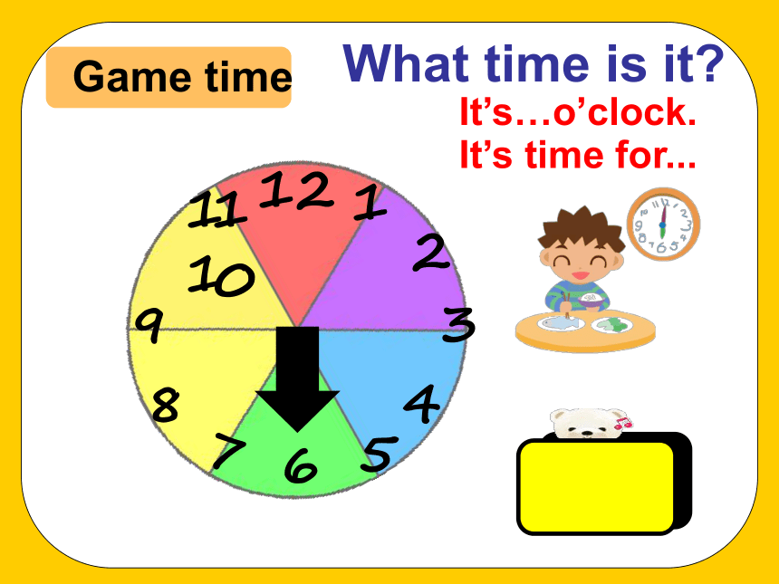 Unit 6 What time is it（Fun time-Cartoon time）课件（共28张）