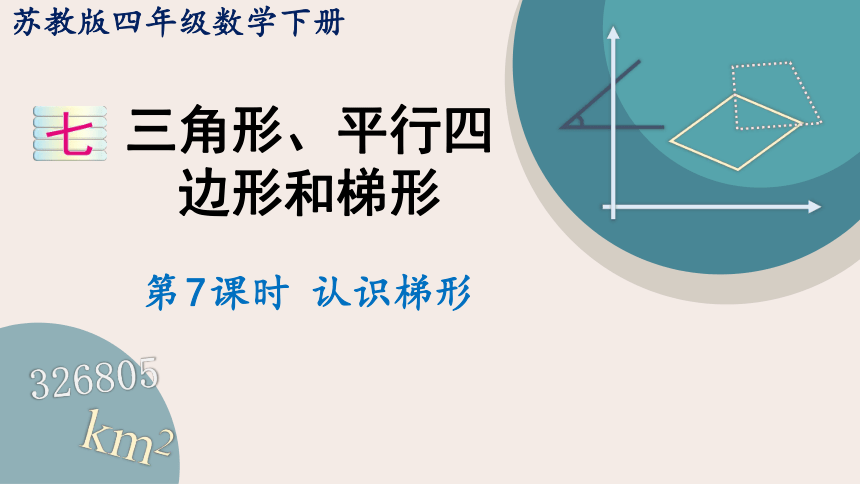 苏教版四年级数学下册7.7认识梯形（教学课件）(共18张PPT)