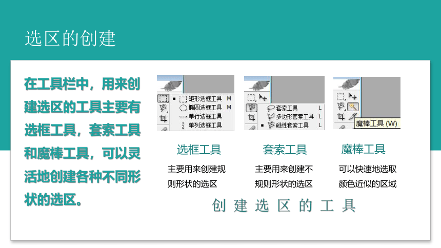 教科版信息技术七年级下册  第5课 利用Adobe Photoshop选区局部处理图片 课件（17张PPT）