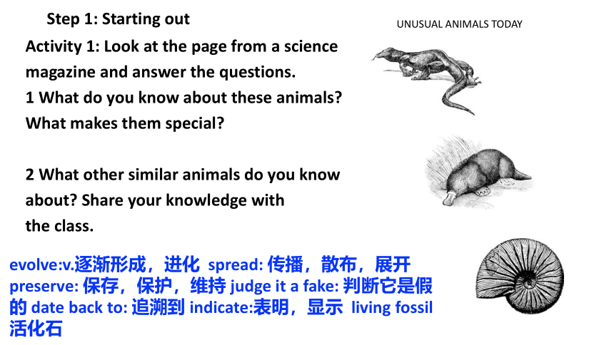 外研版（2019）选择性必修一Unit 5 Revealing nature Starting out  & Understanding ideas课件（共9张）