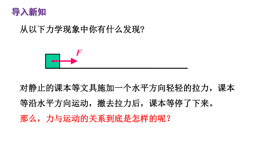 粤沪版八年级及物理下册7.3探究物体不受力时怎样运动（第一课时） 牛顿第一定律课件(共54张PPT)