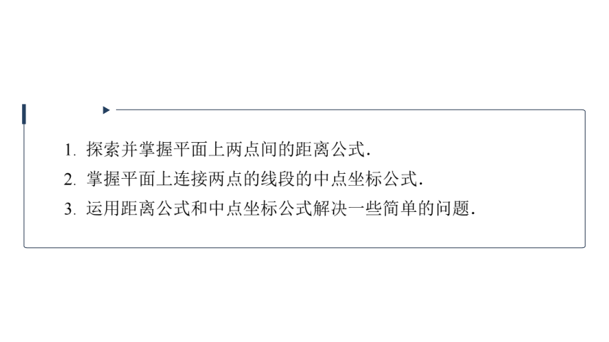 苏教版高中数学选择性必修第一册第1章直线与方程1.5.1平面上两点间的距离 课件（28张PPT）