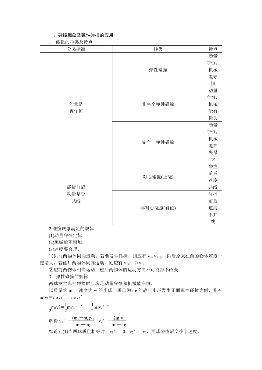 高考物理一轮复习学案61 碰撞　爆炸　反冲（含答案）