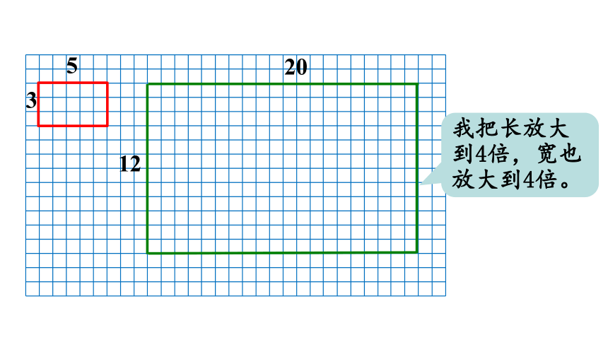 北师大版小学数学2.6《  图形的放大和缩小》  课件 (共18张PPT)