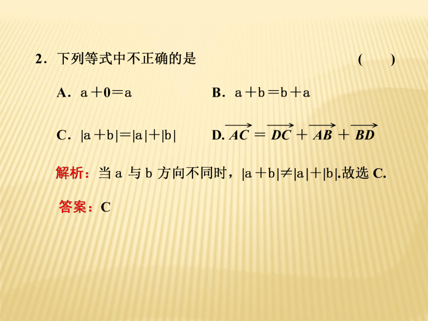 人教A版高中数学必修4第二章2.2.1  向量的加法运算课件（24张PPT）