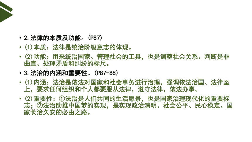 第九课 法律在我们身边 复习课件(共15张PPT)