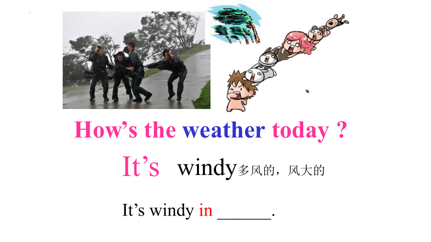 Unit 6 How's the weather today? Lesson1课件(共17张PPT)