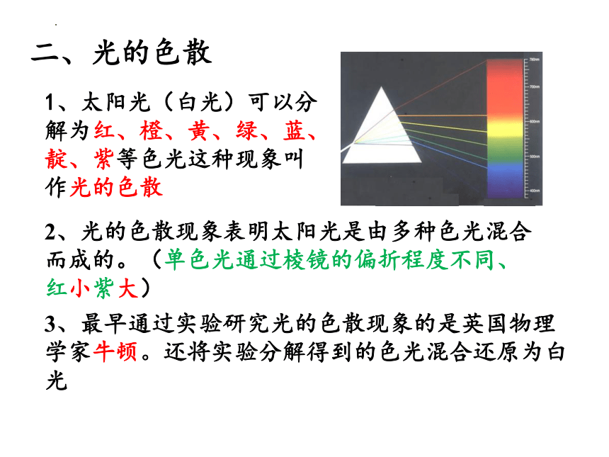 2022-2023学年苏科版物理八年级上册 3.1光的色彩颜色新课(共21张PPT)
