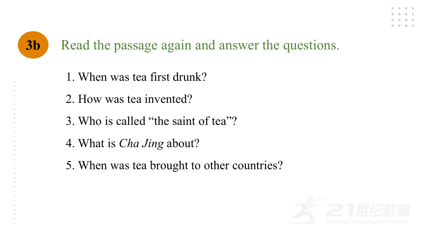 Unit 6 When was it invented? Section A （3a-3c)课件(共26张PPT)