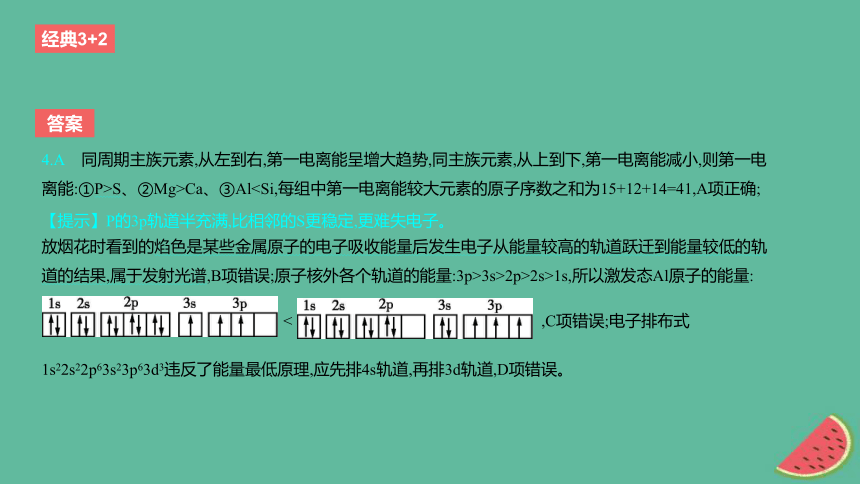 专题五物质结构与性质元素周期律考点13原子结构原子核外电子排布作业课件(共31张PPT)2024版高考化学一轮复习专题基础练