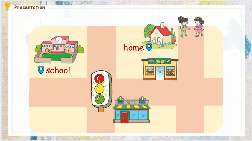 Unit 2 Ways to go to school B Let's learn 课件 （共25张PPT）
