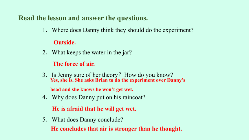 Unit 5 Look into Science Lesson 25 Let's Do an Experiment! 课件(共19张PPT)