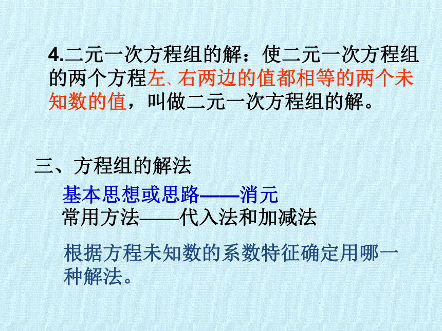 华东师大版七年级下册数学第7章一次方程组复习课件 (共26张PPT)