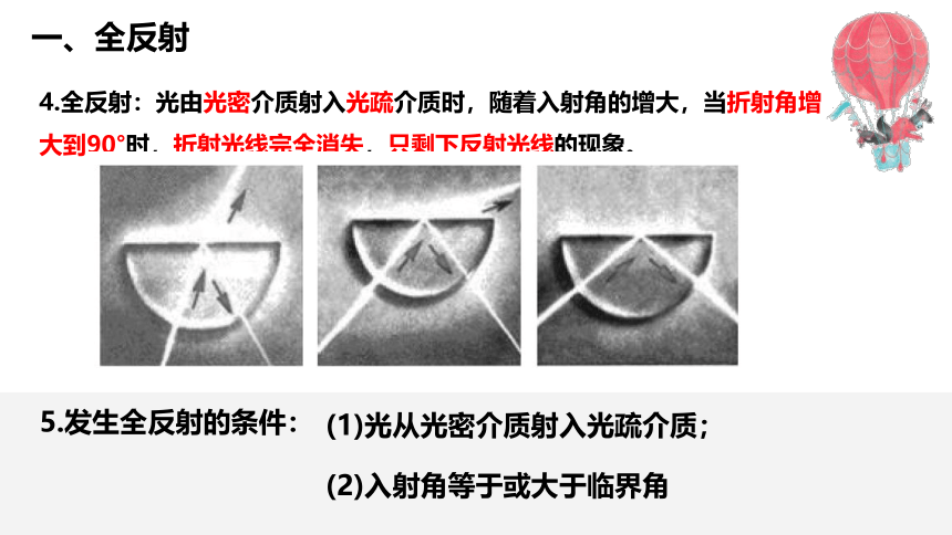 4.2全反射课件 (共27张PPT) 高二下学期物理人教版（2019）选择性必修第一册