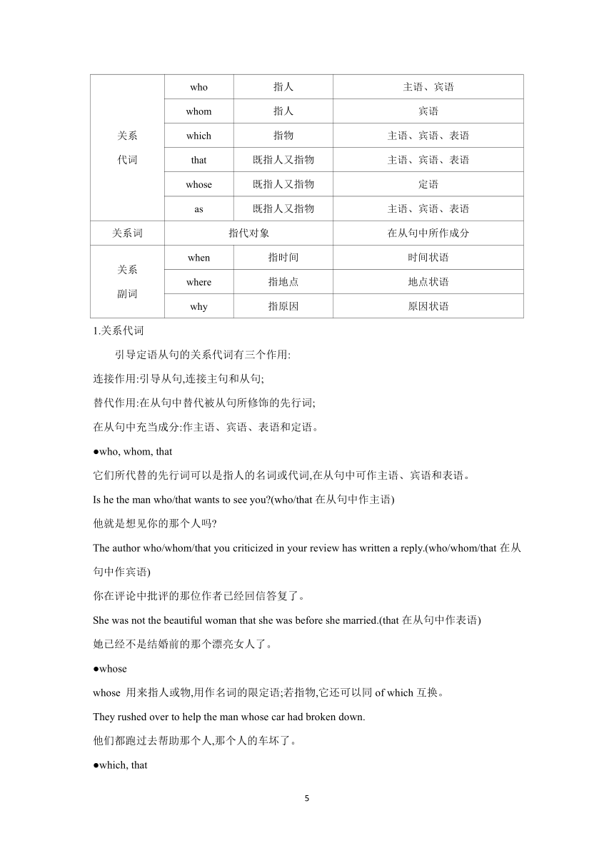 人教版（2019）选择性必修 第三册Unit 5 Poems Learning About Language 学案 （含答案）