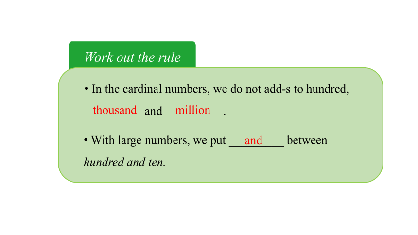 2.3 Unit 2 Numbers Grammar（课件）