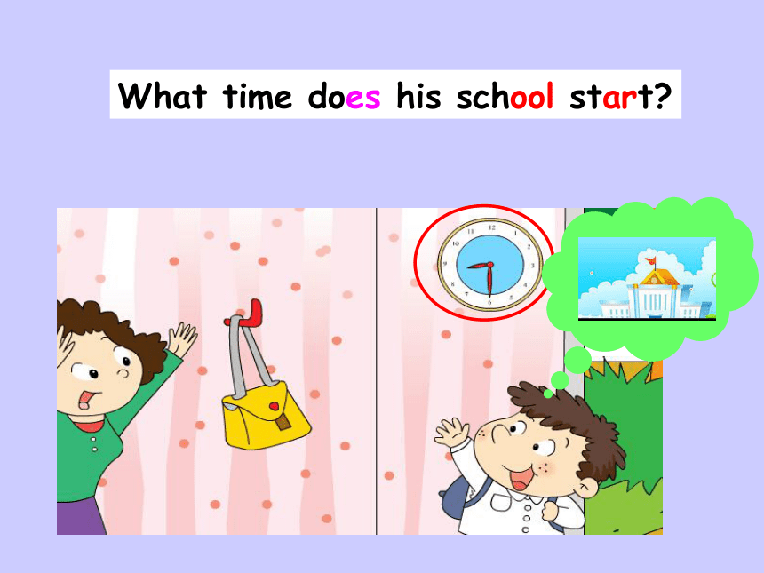 Module 8 Unit 1 What time does your school start？ 课件(共36张PPT)
