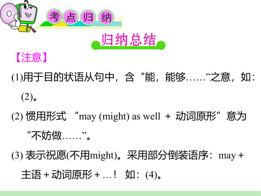 2024届高考英语二轮语法复习：考点6 情态动词课件(共29张PPT)