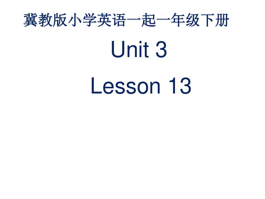 Unit 3 Lesson 13 My Home 课件(共21张PPT)