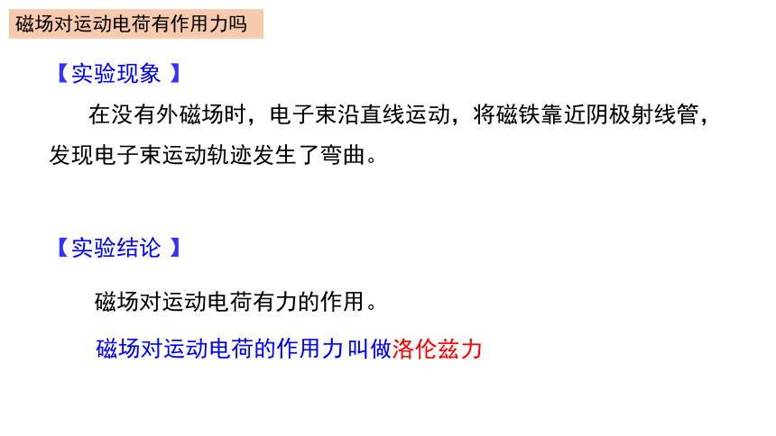 1.2磁场对运动电荷的作用力课件 （35张PPT）高二下学期物理人教版（2019）选择性必修第二册