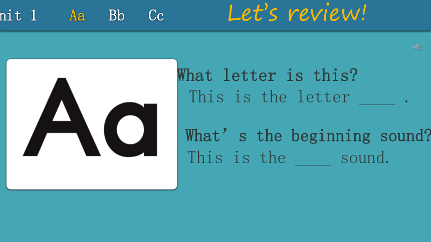 小学英语 oxford phonics（自然拼读）Unit 1 Aa Bb Cc  --Aa课件(共14张PPT)