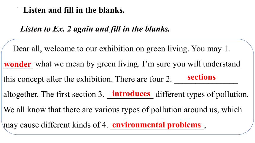 高中英语北师大版（2019）必修第三册Unit 8 Green Living Topic Talk Writing & Workshop 课件(36张ppt)